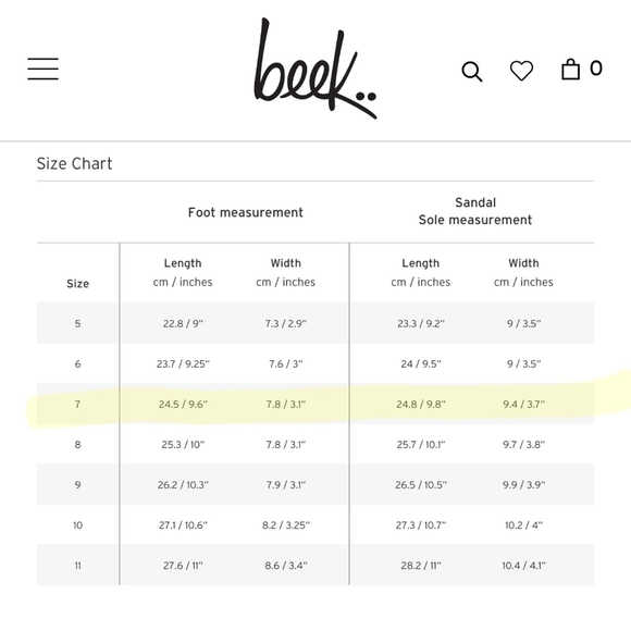 beek PEEP Leather Platform Sandal Flat Tube Straps Toe Ring Slip On Beach 7 NWOB - Picture 16 of 16